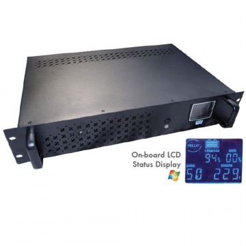 Intelligent Rack-Mount Off-Line UPS  600VA with LCD & USB Monitoring