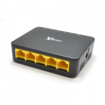 5 Port 10/100/1000 Mbps Gigabit Desktop RJ45 Ethernet Switch