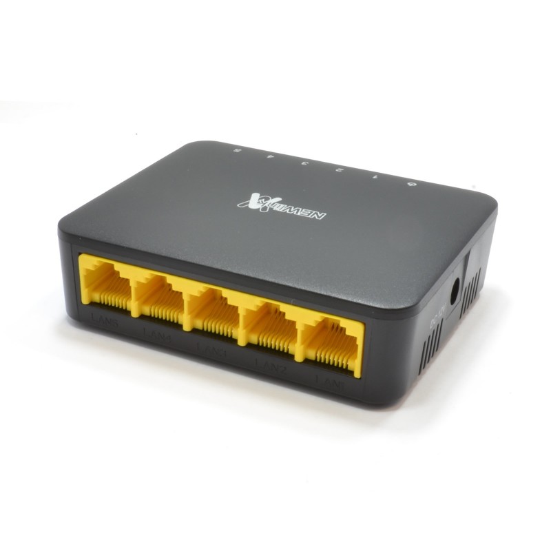 Switch Ethernet 5 Ports RJ45