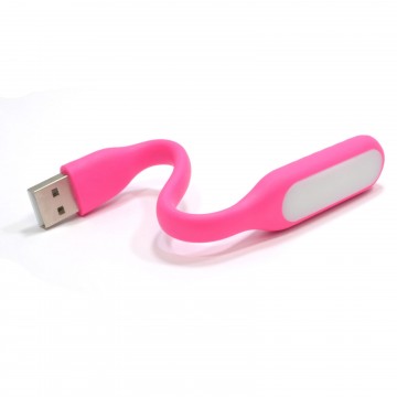 Flexible LED Bright Light USB Powered Multi Purpose Laptop PC Pink
