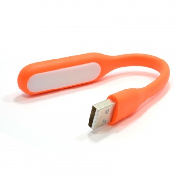 Flexible LED Bright Light USB Powered Multi Purpose Laptop PC Orange