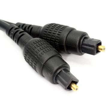 Optical TOS Cable Digital Audio HQ 4mm Lead GOLD for Soundbar/PS4/Sky  2m