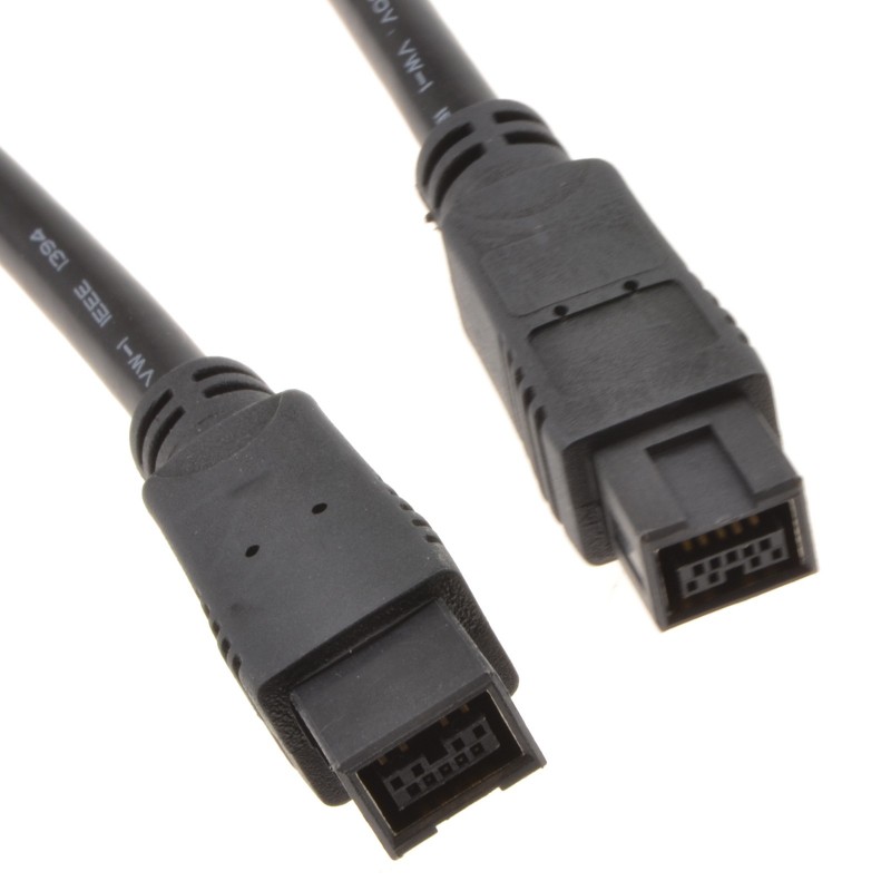 Firewire 800 IEEE 1394B 9 Pin to 9 Pin Cable Lead 3m Firewire 800 IEEE 1394B 9 Pin to 9 Pin Cable Lead 3m