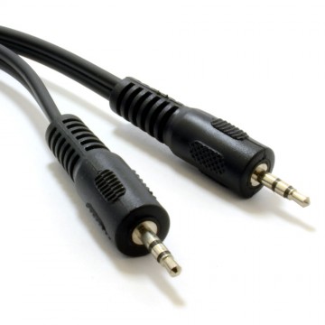 2m Stereo Mini 2.5mm Jack Plug Cable Right Angle to Standard Head