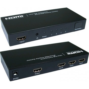 HDMI Ultra-High Performance 4 Ports HDMI Amplifier Switcher