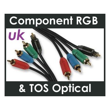 Component Video RGB Cable plus Optical TosLink - 1m