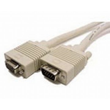 SVGA Cable 15pin Male to Male - Beige - 20m
