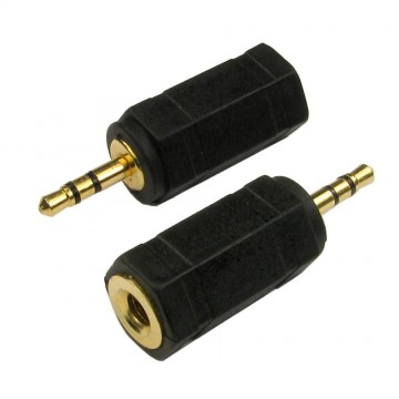 3.5mm Stereo Jack Socket to 2.5mm Stereo Jack Male Plug Adapter