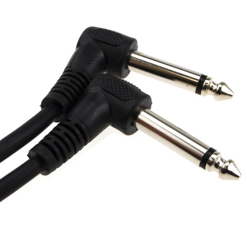 6.35mm 90 Degree Right Angle Jack Audio Mono Guitar Cable 5m 6.35mm 90 Degree Right Angle Jack Audio Mono Guitar Cable 5m