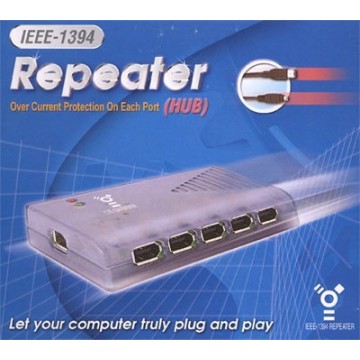 Firewire IEEE-1394 2 Port Repeater Hub