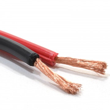 Loud PA Club or Band Speaker Cable 2.5mm Red & Black Fig 8 Reel 100m