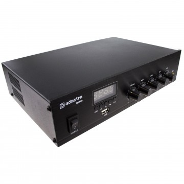 DM40 100v 4-16Ohm Line Poweramp Mixer with Bluetooth FM Tuner Aux USB