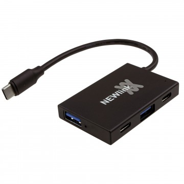 USB 3.1 Type C 4 Port HUB for Laptop/PC/Macbook 2 x C Type 2 x A Female Sockets