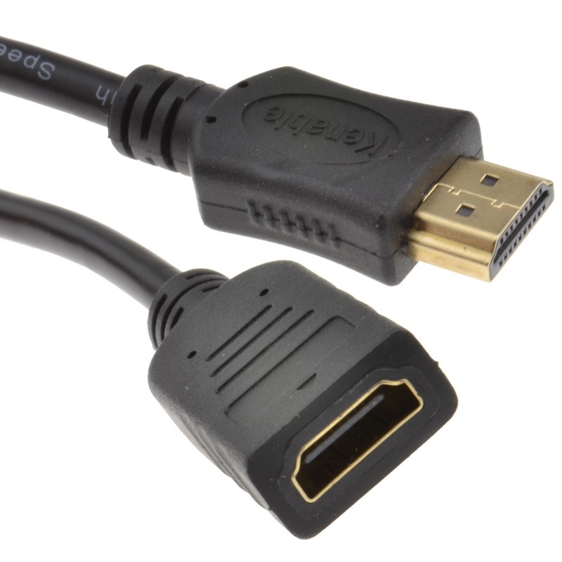 HDMI High Speed HD TV Extension Lead Male to Female Cable 1080P  3m