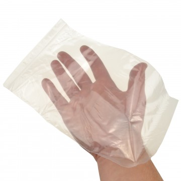 Clear Polythene Plastic Resealable Snapseal Bags 152 x 229mm  (100 Pack)