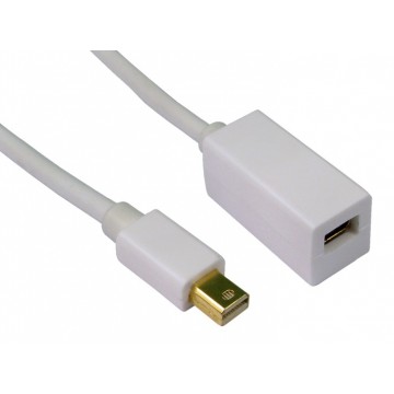 Mini-DisplayPort Male to Female Digital Monitor Extension Cable 3m