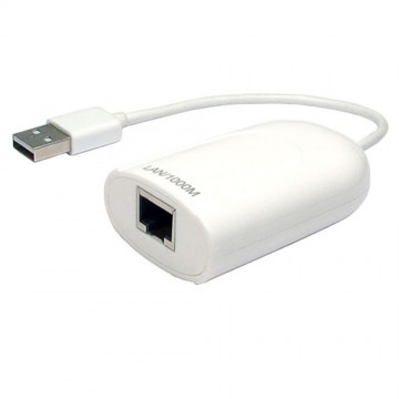 USB 3.0 to Gigabit Ethernet RJ45 Cat 5 & 6 Network Cable Adapter White