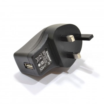 High Powered UK Plug Charger to USB Charging Mobiles & Tablets 2 Amp