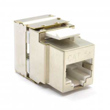 ToolLess Cat5e FTP Shielded Keystone Jack Connector for Load Bar Patch Panel