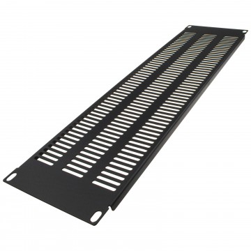 Blanking Plate Extra Vented 3U for Comms Data Cabinet Rack 19 inch Black