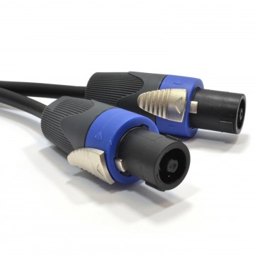 HQ PA Loudspeaker Lead SPK 2 Core Plugs 1.5mm2 Cable  1m