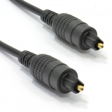 Optical TOS Cable Digital Audio HQ 4mm Lead GOLD for Soundbar/PS4/Sky  3m