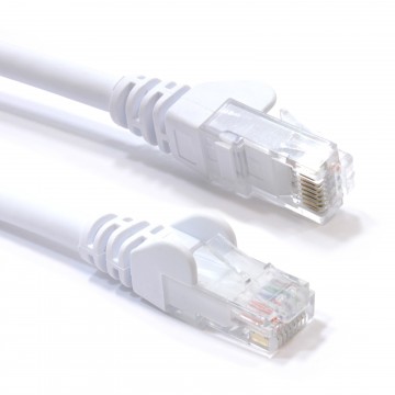 C6 CAT6-CCA UTP RJ45 Ethernet LSZH Networking Cable White  1.5m