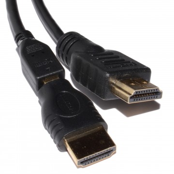 Detachable HDMI Cable for Wall Installations & Pre Drilled Holes  1m