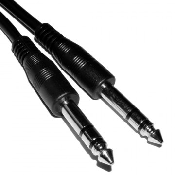 6.35mm Stereo Jack Plug to 6.35mm Stereo Jack Plug Audio Cable 1.5m