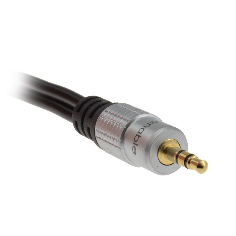 kenable 5 Pin din Male Plug to Twin RCA Phono Plugs Screened Cable 1.2m ~4 feet