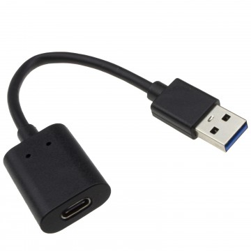 USB 3.1 Type A Male to Type C Female Socket Cable 5GBps 3 Amp 15cm