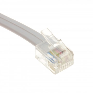 4-Wire Telephone Cable RJ11 (10m) - Cablematic