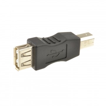 USB 2.0 A Socket to USB B Printer Male Plug Converter Adapter