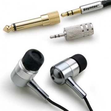 Soyntec Netsound 280 Aluminium In-ear Earphones 2.5 3.5 6.35 Headphones