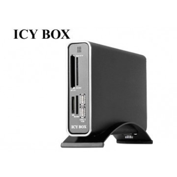 ICY BOX External 3.5 Enclosure with USB Hub & Card Reader