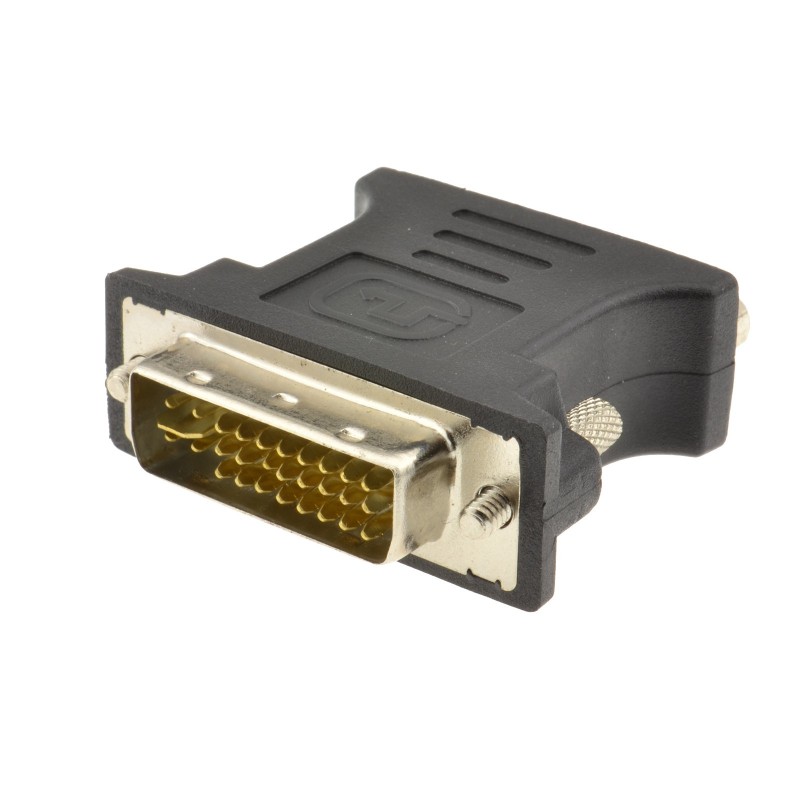 VGA 15 pin Video Socket to DVI 24+5 Analogue Plug Adapter VGA 15 pin Video Socket to DVI 24+5 Analogue Plug Adapter
