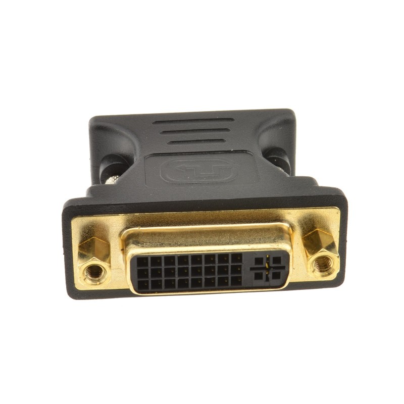 DVI 24+5 Female Socket to VGA 15 Pin Male Plug Converter Adapter