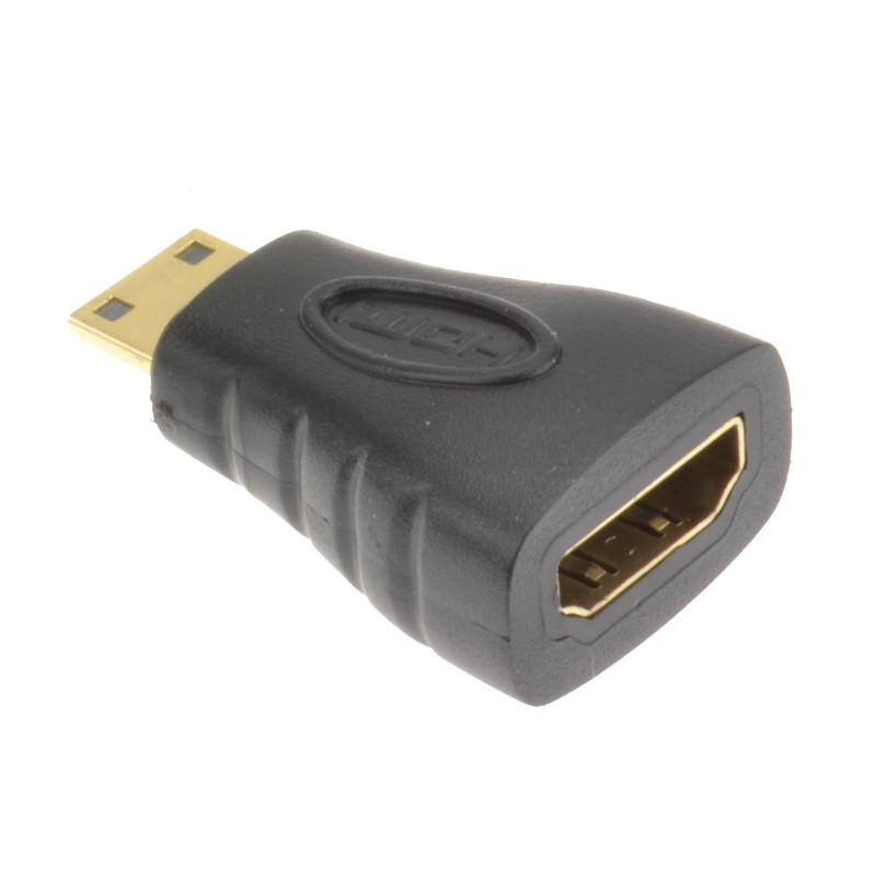 Female HDMI To Male MINI HDMI Adapter Changer Gold Plated for Tablet/Cameras