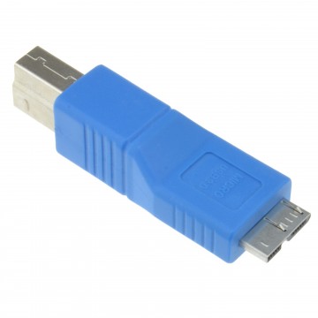 USB 3.0 SuperSpeed Converter B Type Male to Micro USB Male Plug