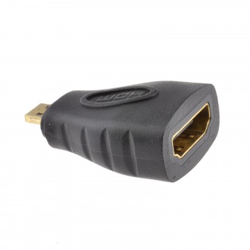HDMI Female Socket to Micro HDMI Male Plug Adapter for HDMI Cables
