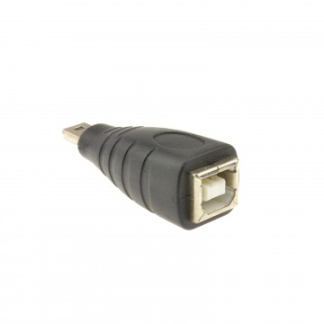 USB 2.0 Printer B Type Female Socket to 5 pin Mini B Male Plug Adapter