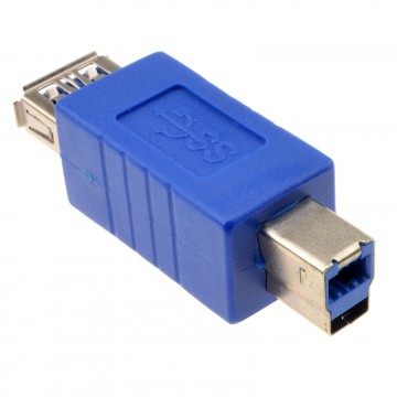 USB 3.0 SuperSpeed Converter Adapter A Type Socket to B Type Plug