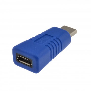 USB 3.1 Type C Male to USB 2.0 Micro B Female Socket Adapter with OTG
