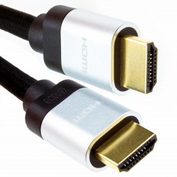 HDMI v2.1 Ultra High Speed HDR 8K 60Hz 4K 120Hz 48Gbps eARC Cable 2m Silver