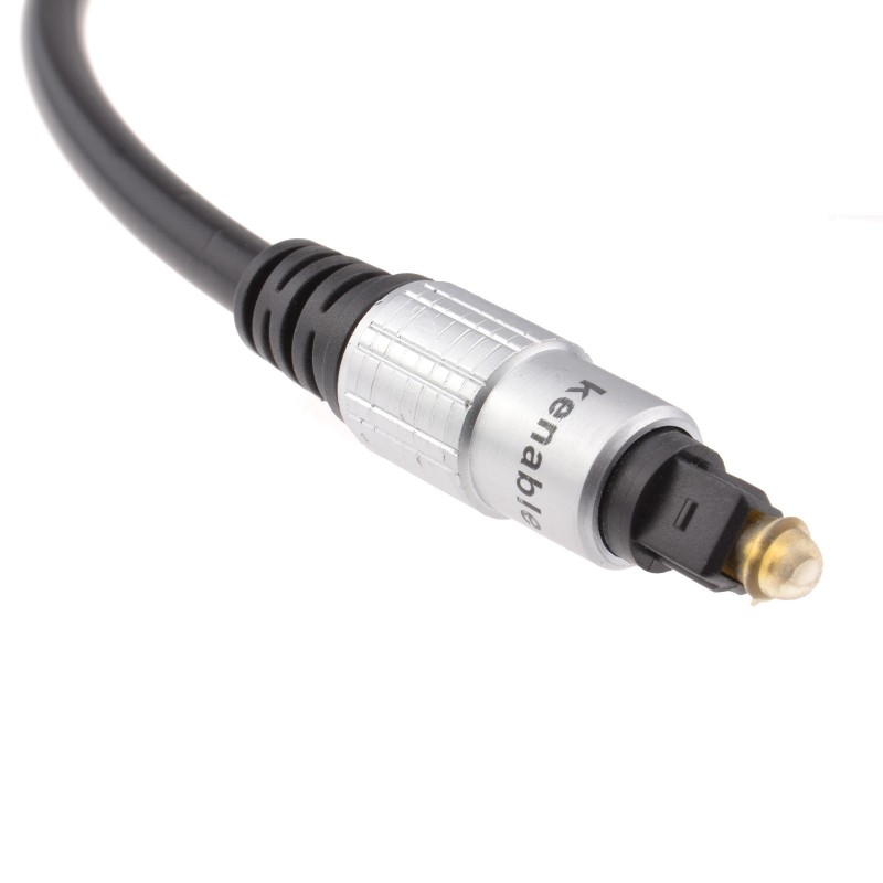 Cable de Audio Óptico Digital Toslink 1m Kashima®