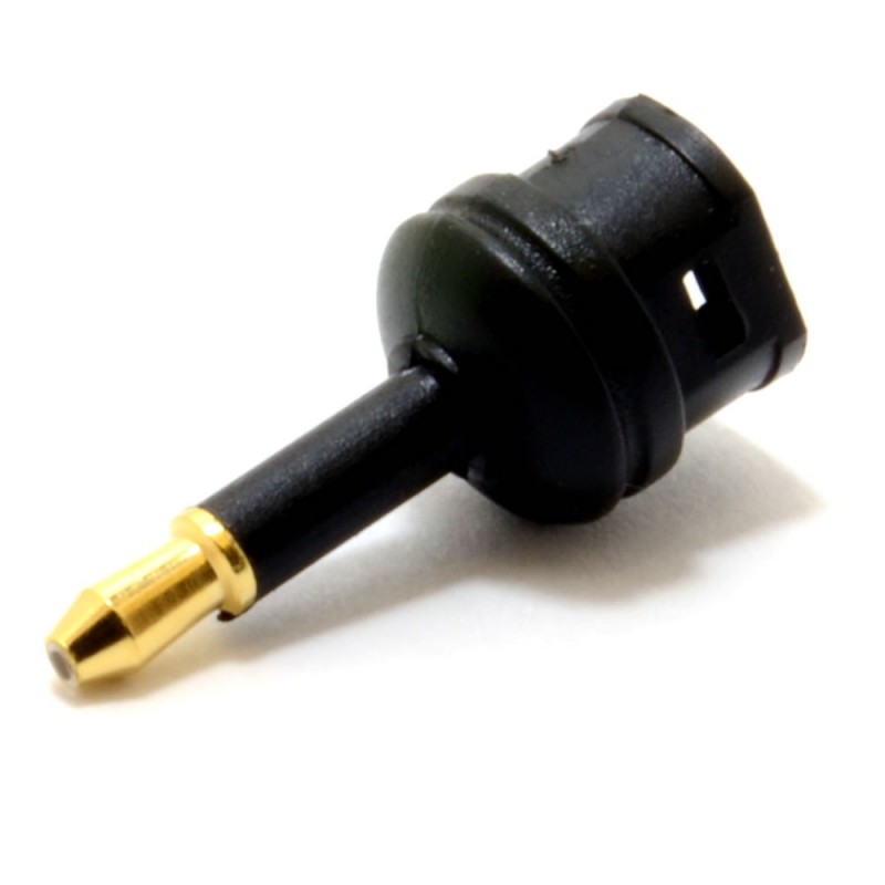 TOS Optical (Toslink) Plug to Mini 3.5mm Optical Jack Plug Adapter