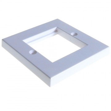 Faceplate 2 Port 86 x 86mm Low Profile Single Gang for RJ45 Modules