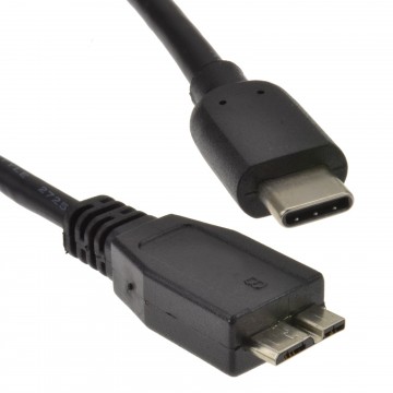 USB 3.1 (10Gbps) USB-C till Micro-B-kabel - 1 m