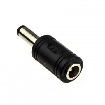 CCTV 5.5mm x 2.5mm Female Socket to 2.1mm Male Plug DC Power Adapter Converter