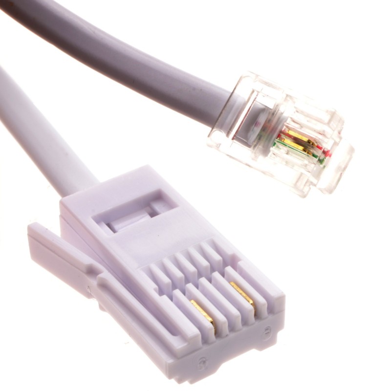 BT to Modem RJ11 Cable Dialup/Sky - 2 wire - 10m